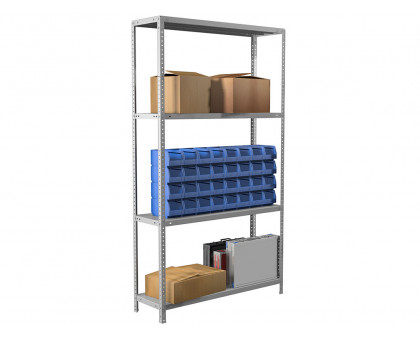 Стеллаж металлический MS Standart 185/100x30/4 Стеллаж металлический MS Standart 185/100x30/4